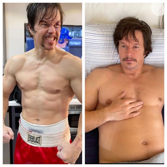 Mark Wahlberg chocou muita gente ao compartilhar seu antes e depois da 'dieta reversa'