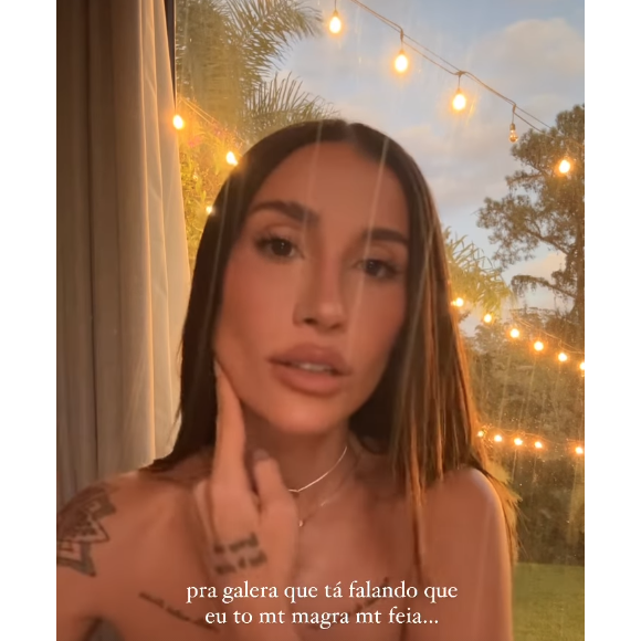 Bianca Andrade negou ter feito procedimentos estéticos recentes e disse ter feito apenas um preenchimento pequeno nos lábos