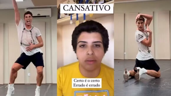 Vídeo de Reynaldo Gianecchini interpretando drag queen viraliza e é detonado por bailarina trans de Iza: 'Uma pessoa branca jamais...'