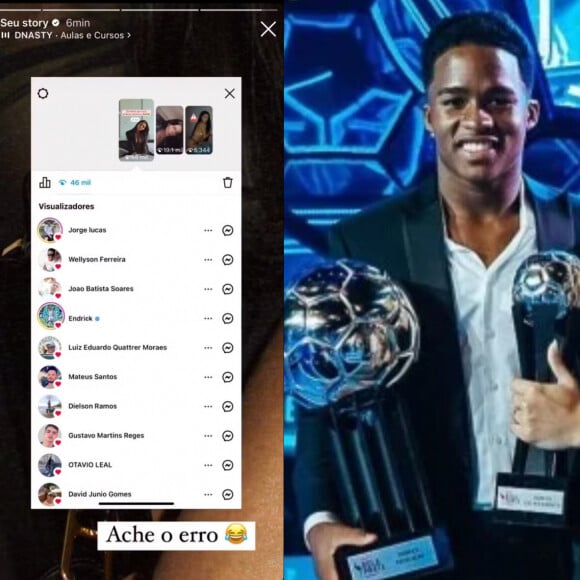 Endrick é inocente? Emojis 'salvam' jogador e desmentem curtida em foto de ex-amante de Neymar: 'Fama a qualquer custo', detona a web