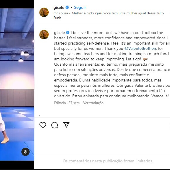 Depois dos rumores, Gisele Bündchen e Joaquim Valente foram flagrados praticando stand up paddle juntos em Miami