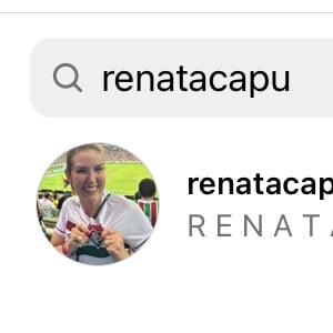 Eliana começou a seguir a jornalista Renata Capucci no Instagram