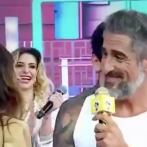 No fim do programa, Marcos Mion fez uma declaração de amor especial para Suzana Gullo