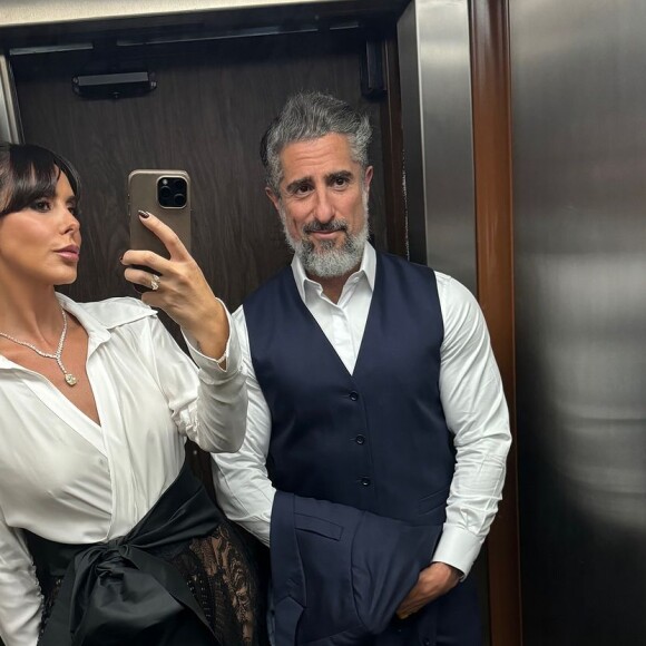 Marcos Mion e a esposa Suzana Gullo se envolveram em polêmicas recentes com acusações de traição