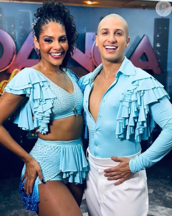 Barbara Reis tem feito sucesso na 'Dança dos Famosos' ao lado do professor Vinicius Mello