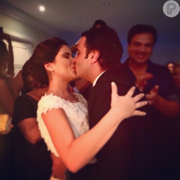 Vanessa Giácomo e Giuseppe Dioguardi se casaram no dia 20 de dezembro de 2014 