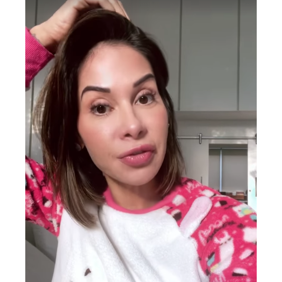 Maíra Cardi também comentou que ficará 9 dias completos sem comer, prazo que vence ainda nesta semana