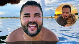 Lucas Guedez ou Luciano Camargo? Apresentador do 'Sabadou com Virgínia' mostra antes e depois de transplante capilar e web faz comparação
