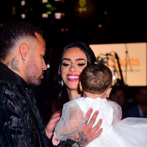 Neymar e Bruna Biancardi são pais de Mavie, que completa 9 meses em 6 de julho de 2024