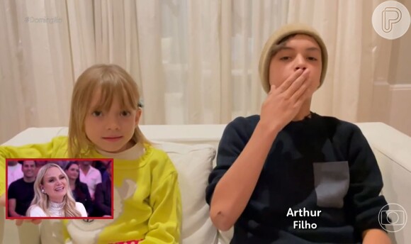 Filho de Eliana, Arthur impressionou pela ótima dicção