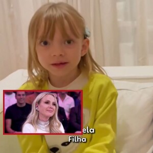 Filha caçula de Eliana, Manuela também roubou a cena