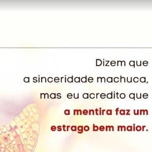 Maraisa pareceu enviar indireta para Fernando Mocó após fim do noivado: 'Dizem que a sinceridade machuca, mas eu acredito que a mentira faz um estrago bem maior'