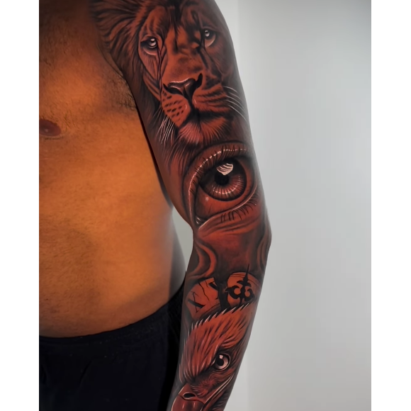 Davi Brito foi detonado pela escolha de desenhos das tattoos e teve até quem criticasse sua religião