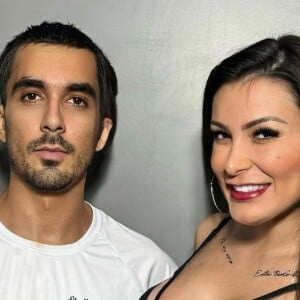Andressa Urach anunciou mais uma parceria com o ator Big Bambu e insinuou que realizou uma cena de sexo anal na collab