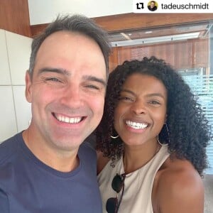 Fernanda Garay está no time de comentaristas da Globo ao lado de Tadeu Schmidt