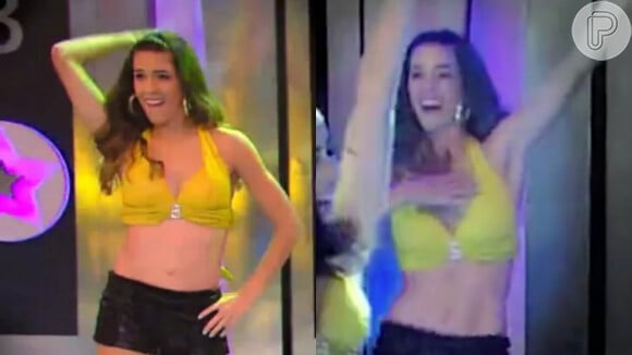 Reconhece? Bailarina do Faustão se tornou uma das narradoras de futebol mais famosas da Globo