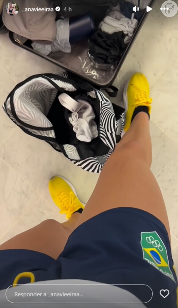 Ana Vieira contou que não coseguiu nem trocar de roupa para pegar o voo