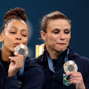 Time feminino de Ginástica Artística conquista medalha de bronze na final por equipes das Olimpíadas de Paris 2024