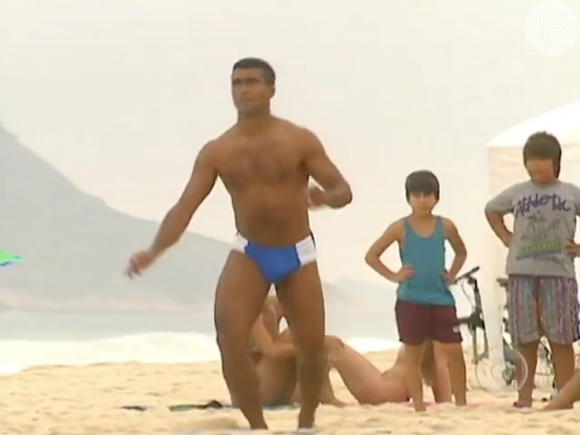 Na ocasião, Romário jogou uma partida de futvôlei na praia do Recreio, no Rio de Janeiro