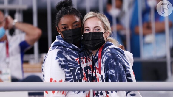 Simone Biles torceu por MyKayla Skinner nas Olimpíadas de Tóquio