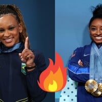 'Alguém dê um CPF e um cartão do SUS': Simone Biles publica foto com Rebeca Andrade - ainda sem seguir a ginasta - e brasileiros invadem post