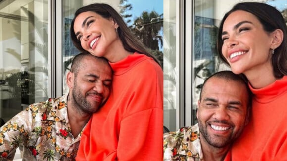 'Se te incomoda, não olhe': Joana Sanz posta foto 'feliz' com Daniel Alves fora da prisão e rebate críticas por casamento