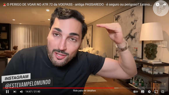 Youtuber de viagens, Lucas Estevam gravou vídeo anterior ao acidente alertando sobre riscos