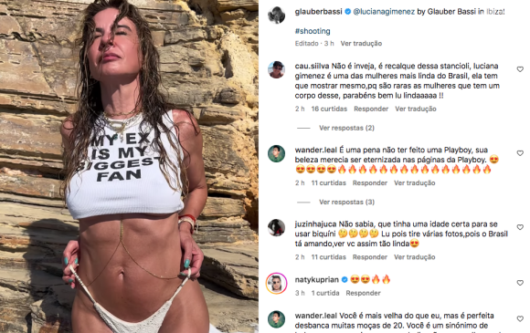 Fã de Luciana Gimenez imaginou como seria um ensaio da apresentadora na Playboy