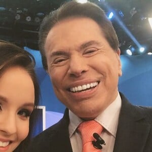 Larissa Manoela foi um das convidadas do 'Domingão com Huck' em homenagem a Silvio Santos