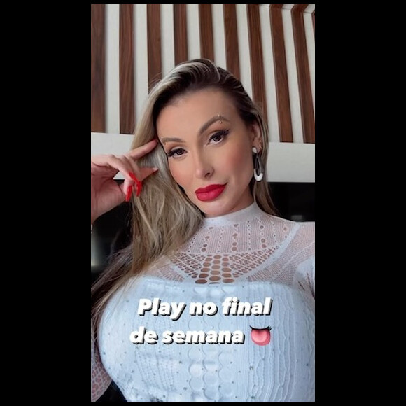 Andressa Urach desmentiu: 'Eu tive um mal súbito por passar muito frio no parque que fui em Gramado, que está com 12 graus negativos'
