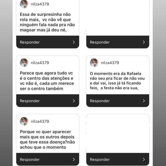 Fabiana Justus foi atacada por internauta por surpresa à irmã Rafaella Justus em sua festa de 15 anos em 30 de agosto de 2024
