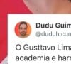 Prisão de Gusttavo Lima fez Sergio Guizé compartilhar zoação ao sertanejo; web apoiou: 'Faltou tirar as lentes dos dentes'