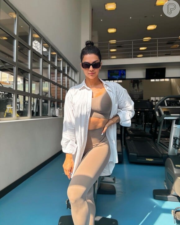 Na rotina fitness há anos, Kelly Key tem impressionado internautas cada vez mais com seu corpo definido