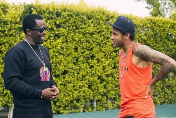 P. Diddy e Neymar jogaram basquete juntos