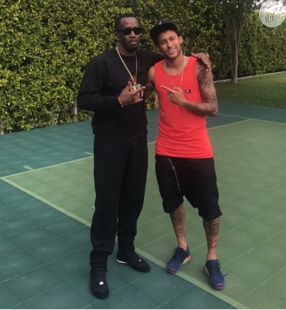 P. Diddy e Neymar em 2017