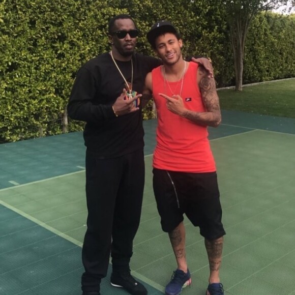 P. Diddy e Neymar em 2017