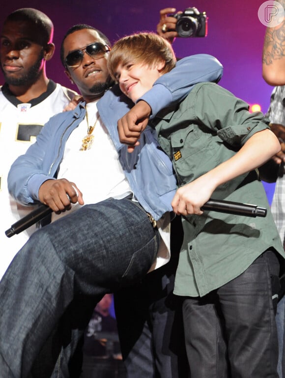 Justin Bieber conheceu P. Diddy quando, adolescente, estava no auge de sua carreira