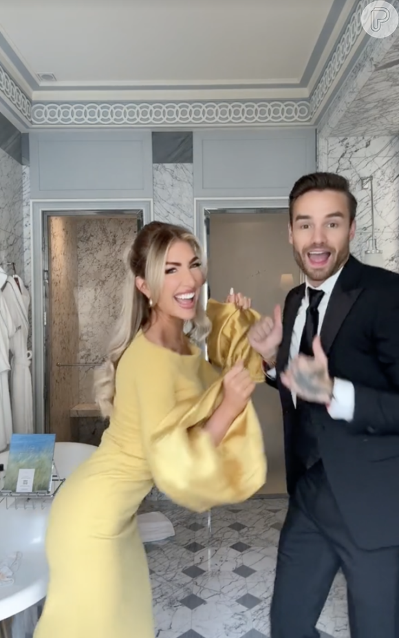 Namorada de Liam Payne, Kate Cassidy chama o cantor de “anjo”.