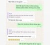 Andressa Urach e Lucas Ferraz trocam ofensas na conversa de WhatsApp