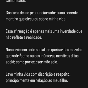 Na tarde deste sábado (02), Guilherme Winter se pronunciou nos stories do Instagram negando os fatos expostos por Giselle Itié