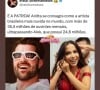 Anitta compartilhou um post para comemorar que ultrapassou Alok: 'É a patroa'