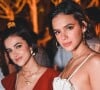 Choque de Bruna Marquezine ao ver Manu Gavassi grávida de 5 meses faz web especular afastamento: 'Parece que não sabia'