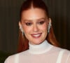 Marina Ruy Barbosa apostou em look all white com transparência para evento de grife de joias em 11 de novembro de 2024