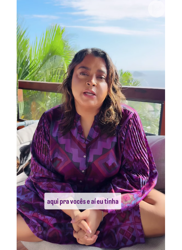 "Volto para uma vida mais perto da normalidade", revelou Preta Gil, embora tenha dito estar sofrendo com sequelas da quimioterapia