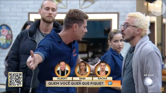 Sacha e Fernando protagonizaram nova briga em 'A Fazenda 16': ex-'MasterChef' disparou contra o ator: 'Bota o dedo na minha cara igual você fez com a Babi'