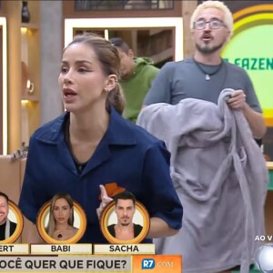 Sacha também discutiu com Babi em 'A Fazenda 16': 'Não tem vergonha', disse a Peoa