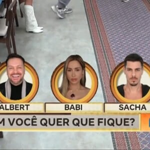 Sacha, Babi e Fernando trocaram farpas em 'A Fazenda 16'