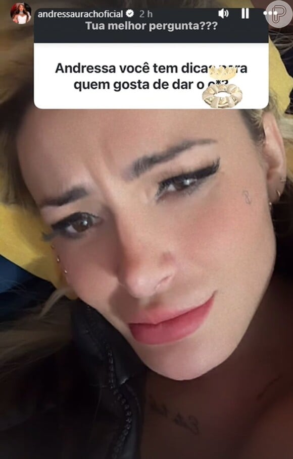 Andressa Urach deu dicas de como limpar as partes íntimas