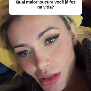 Andressa Urach contou que a maior loucura que já fez foi transar com 8 ao mesmo tempo