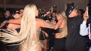 Andressa Urach cospe em Juju Ferrari, troca tapas com rival, fere rosto, leva pontos e faz promessa após briga feia. Fotos são fortes